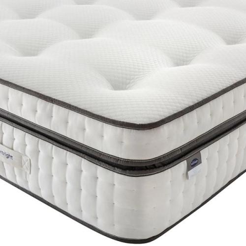 NEW PRISTINE SILENTNIGHT GELTEX PILLOWTOP MIRAPOCKET 2000 DOUBLE BED MATTRESS FOR SALE - £350 ONO