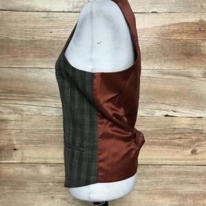 Penguin by Munsingwear Brown/Grey Sleeveless Waistcoat
