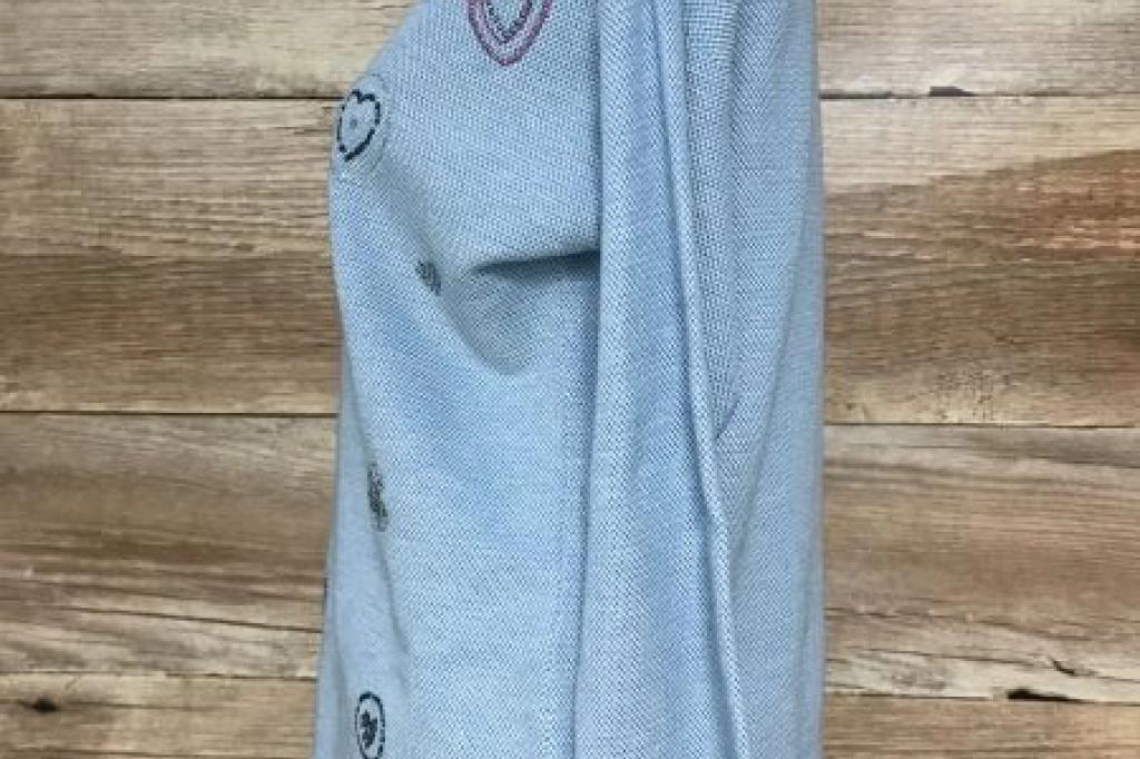 Betty Barclay Blue Jumper with Embellished Pattern Design