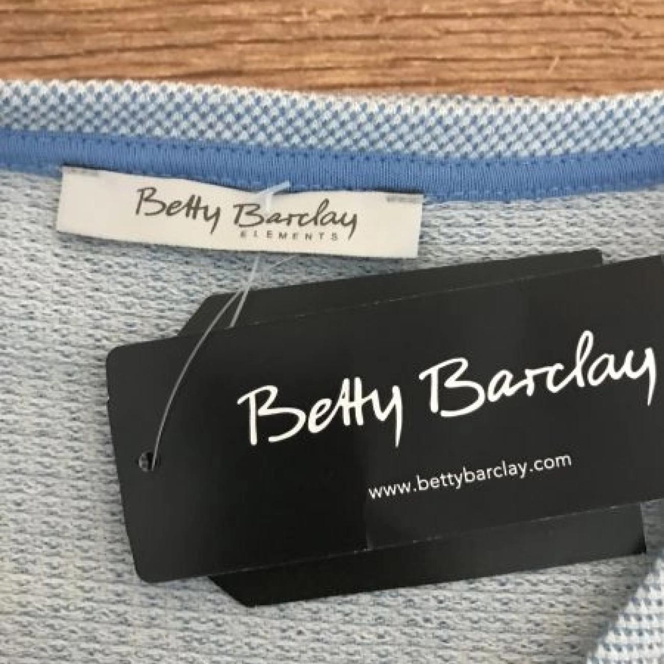 Betty Barclay Blue Jumper with Embellished Pattern Design