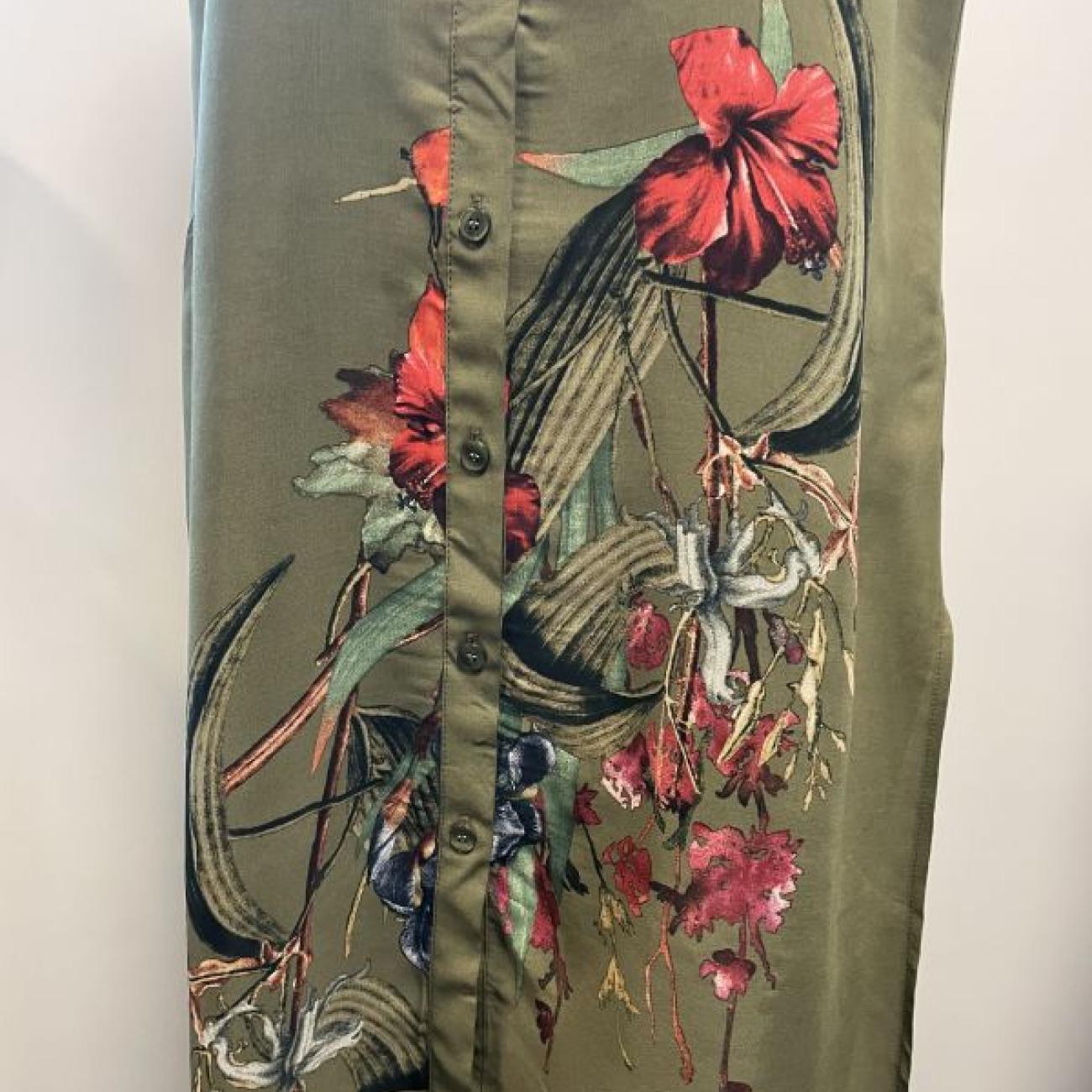 Khaki blouse