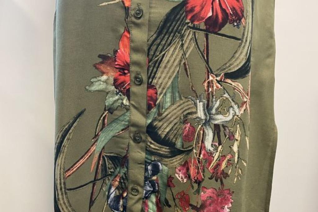 Khaki blouse
