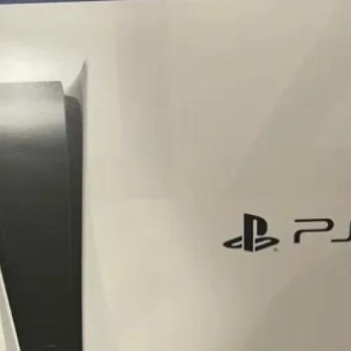 New Sony PlayStation 5 Disc Edition 1TB Home Console - White  Plus 2 controllers