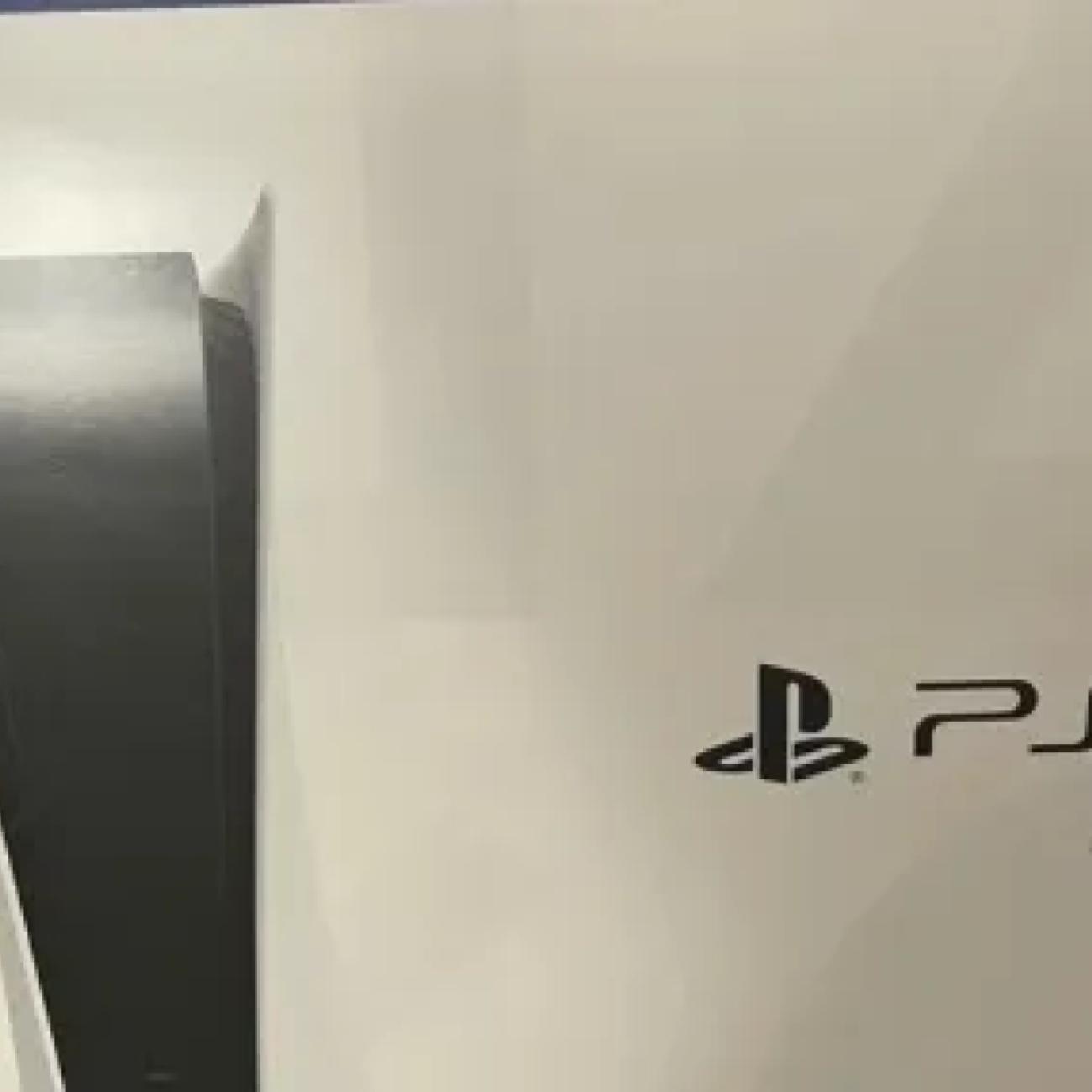 New Sony PlayStation 5 Disc Edition 1TB Home Console - White  Plus 2 controllers