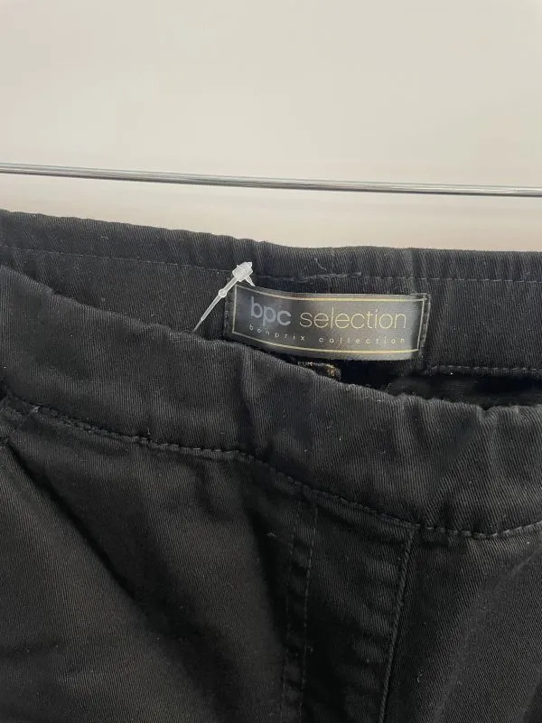 Black cotton shorts