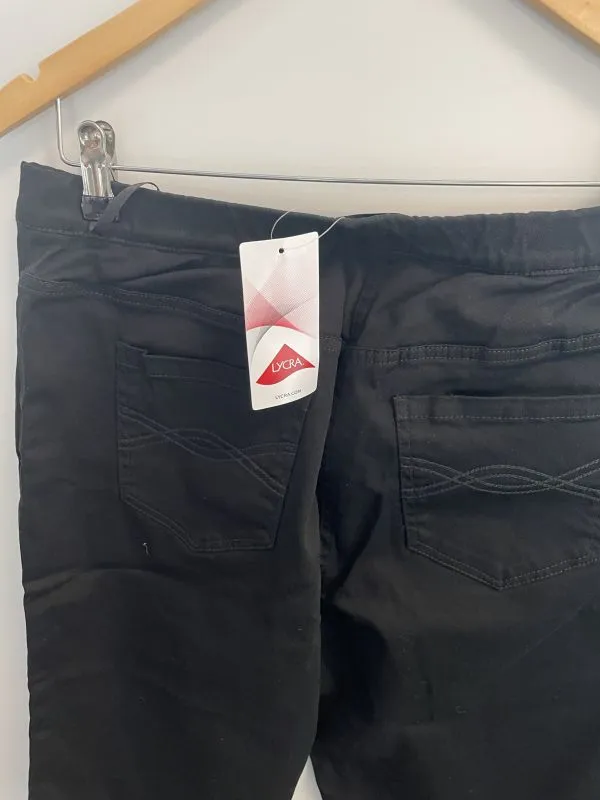 Black cotton shorts