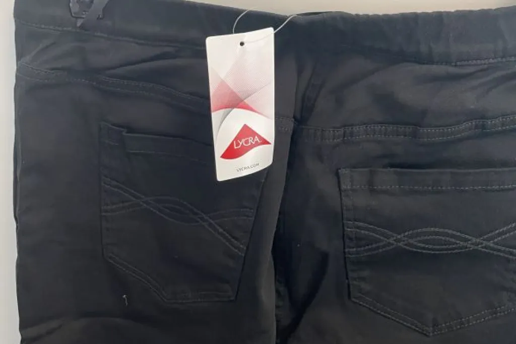 Black cotton shorts
