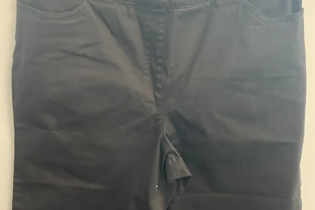 Black cotton shorts