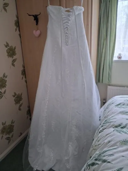 Hand made wedding dress