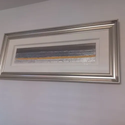Framed abstract art print