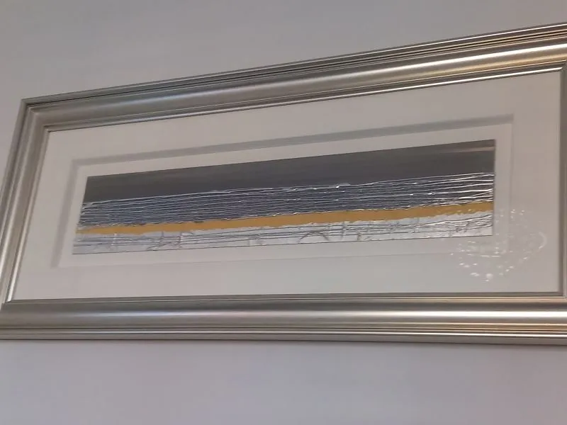 Framed abstract art print