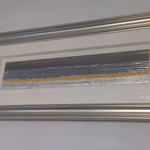 Framed abstract art print