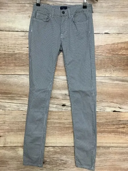 Gant Black and White Star Patterned Slim Fit Trousers