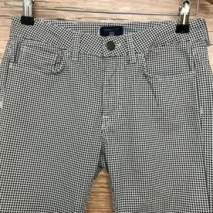 Gant Black and White Star Patterned Slim Fit Trousers