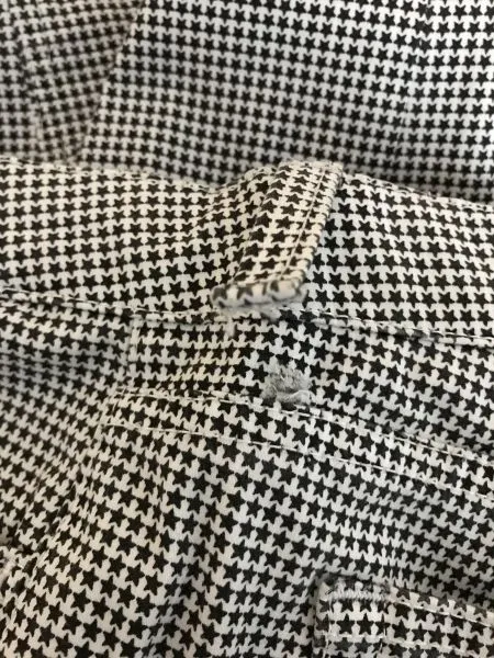 Gant Black and White Star Patterned Slim Fit Trousers