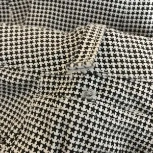 Gant Black and White Star Patterned Slim Fit Trousers