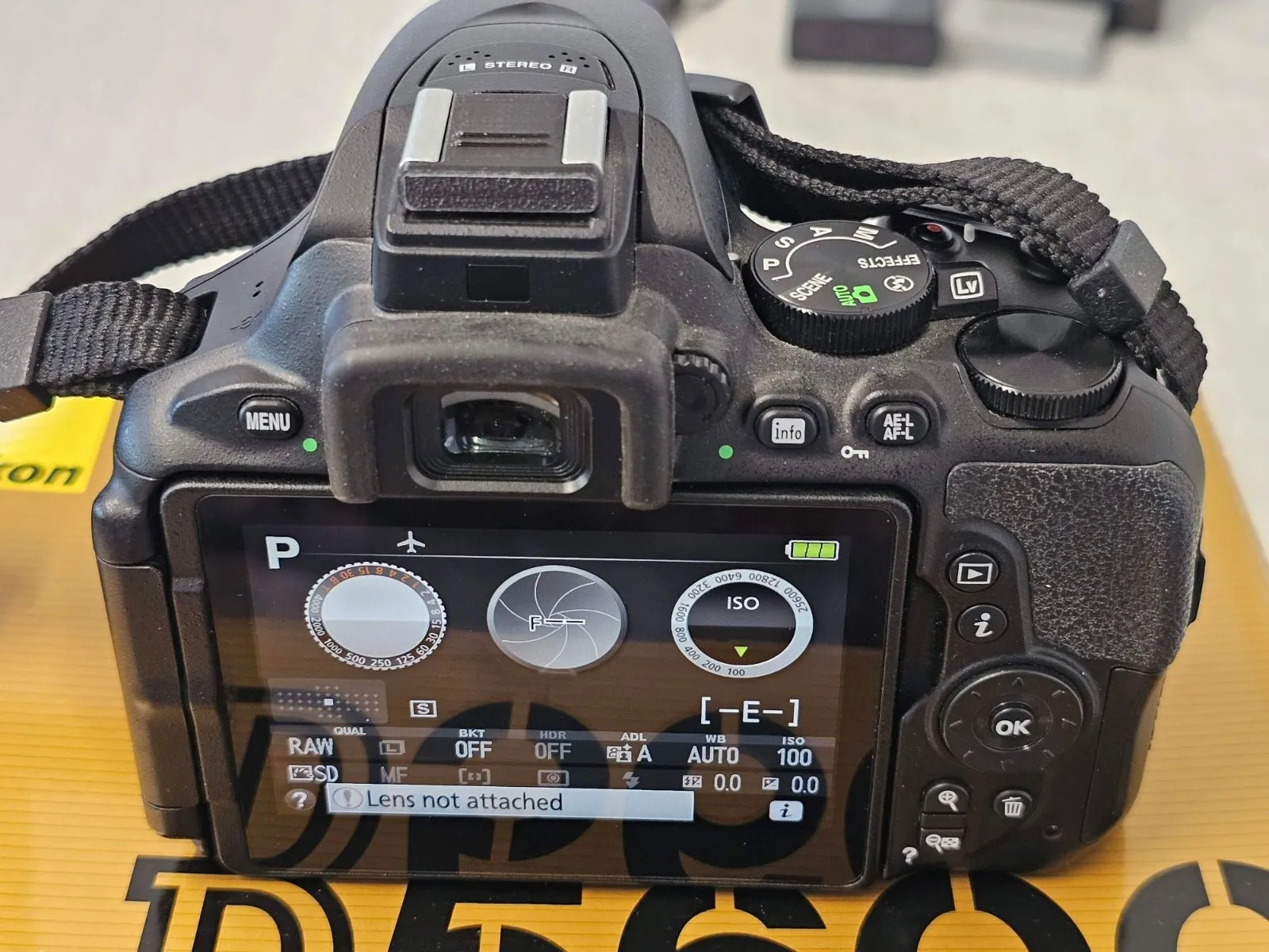 Nikon D5600 Body - Mint (3k Shutter Count) + Box & 3 Batteries