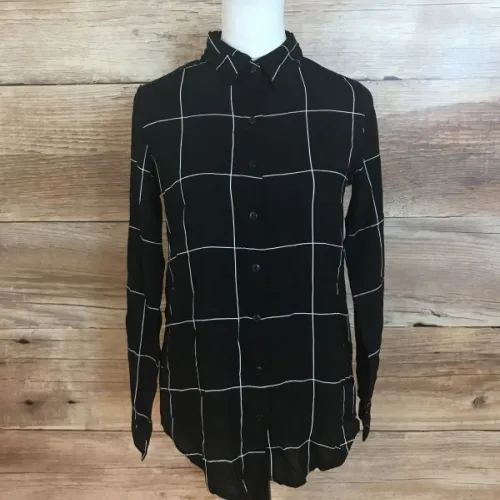Lascana Black Checked Shirt
