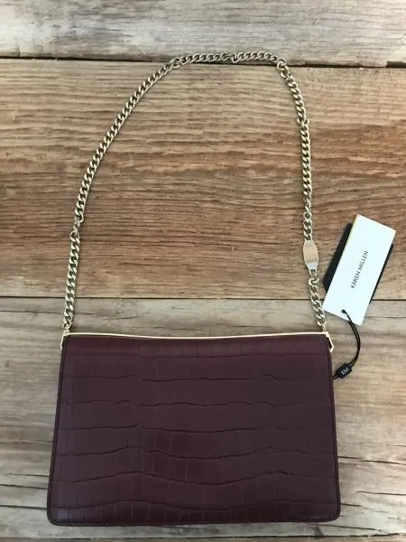 Karen millen plum handbag