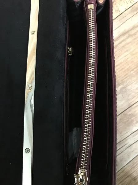 Karen millen plum handbag