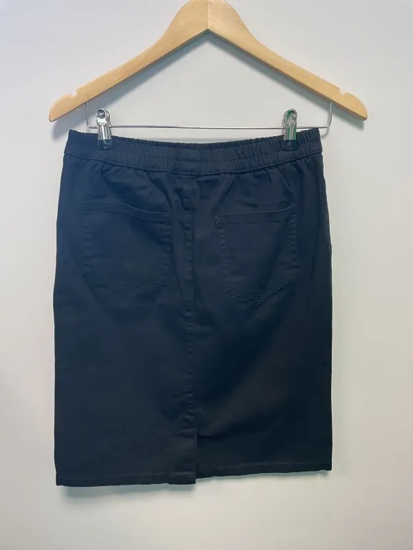 Black pencil skirt