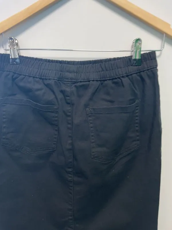 Black pencil skirt