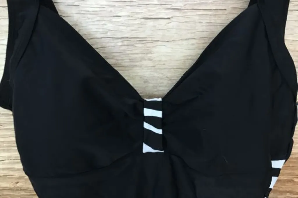 BonPrix Collection Black and White Zebra Print Swimsuit