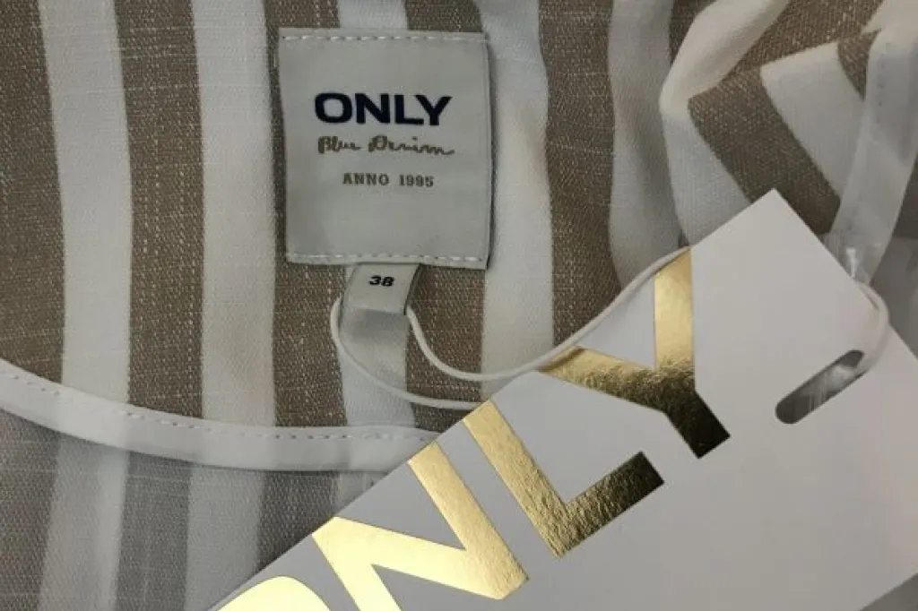 Only Beige and White Striped Blazer
