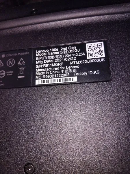 Lenovo laptop net book