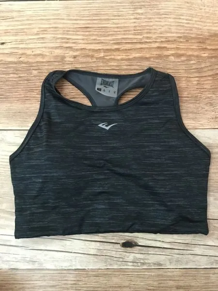 Everlast Black Racer Back Sports Bra