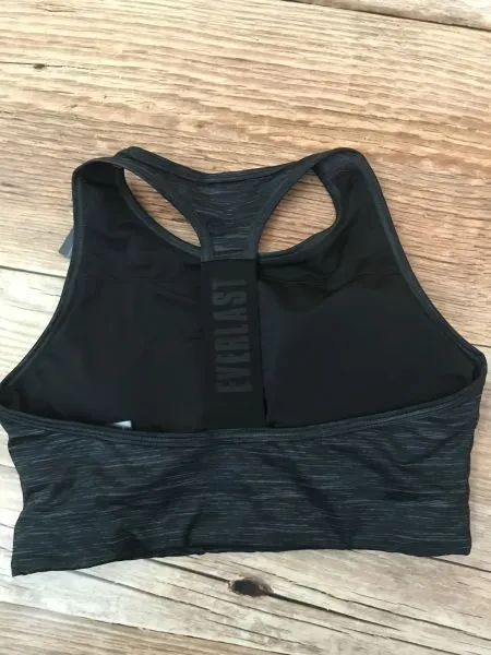 Everlast Black Racer Back Sports Bra