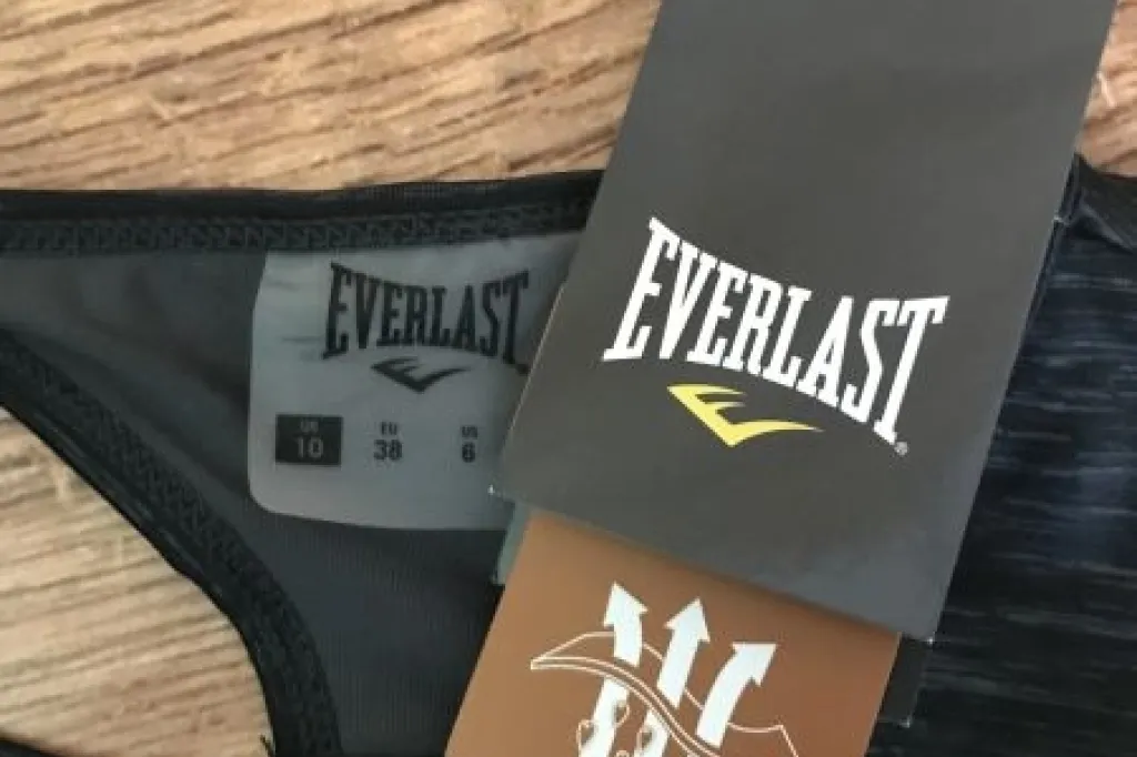 Everlast Black Racer Back Sports Bra