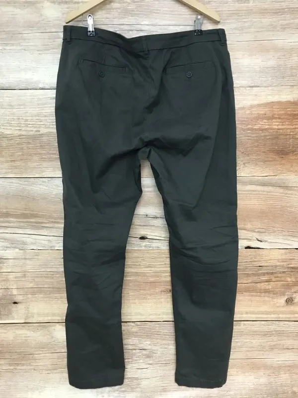 Jacamo Grey/Brown Chino Trousers