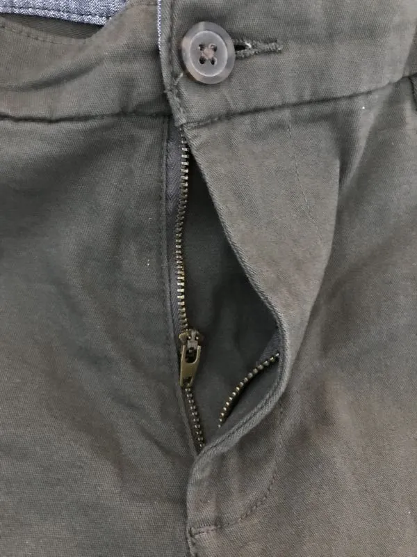 Jacamo Grey/Brown Chino Trousers