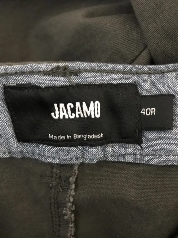 Jacamo Grey/Brown Chino Trousers