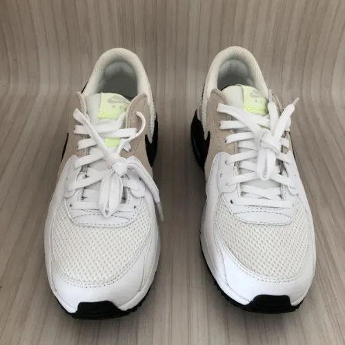 Nike Air Max White/Lime/Beige Trainers