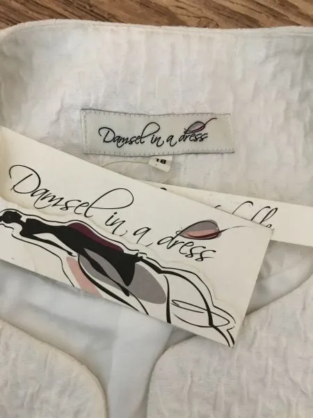 Damsel in a Dress Ivory Throw Jentri Jacket