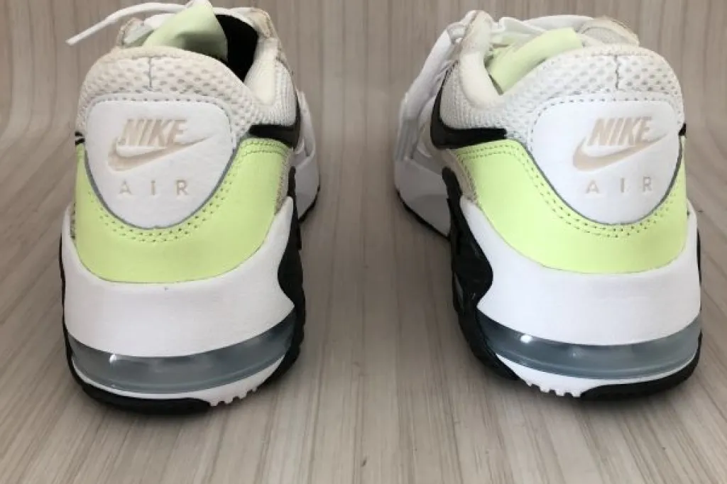 Nike Air Max White/Lime/Beige Trainers