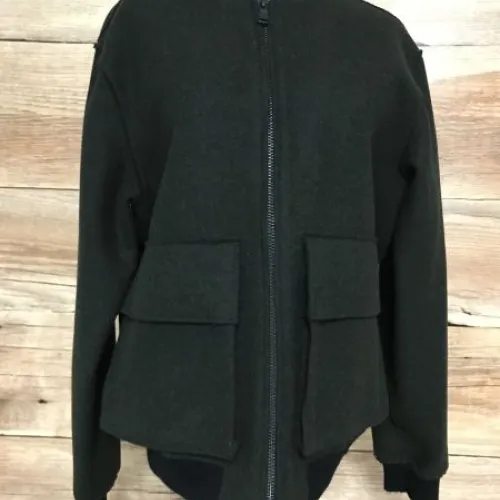 DKNY Dark Grey Wool Jacket