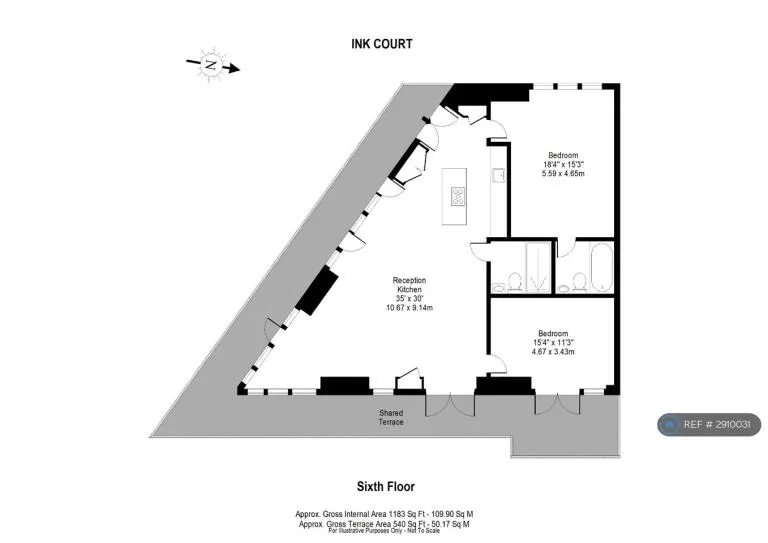 2 bedroom flat in Wick Lane, London, E3 (2 bed) (#2910031)
