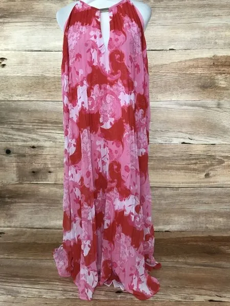 Kaleidoscope Pink Floral Pleated Dress