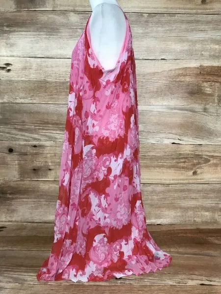 Kaleidoscope Pink Floral Pleated Dress