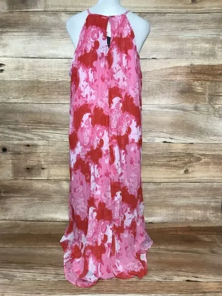 Kaleidoscope Pink Floral Pleated Dress