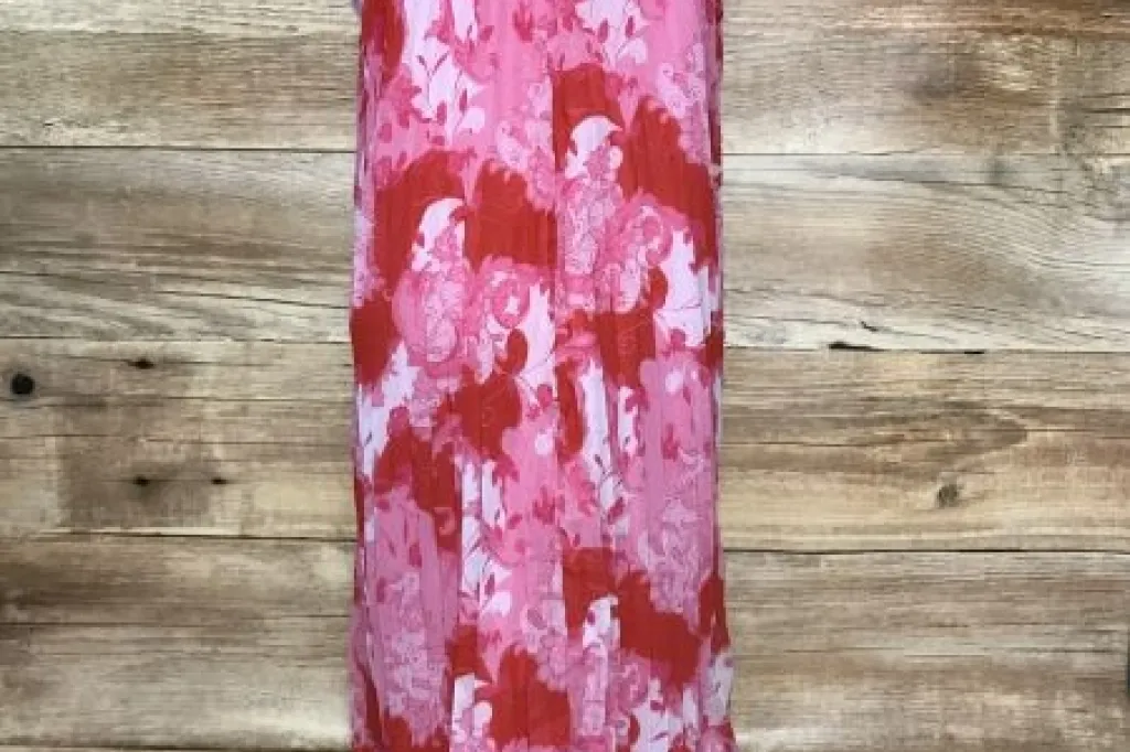 Kaleidoscope Pink Floral Pleated Dress