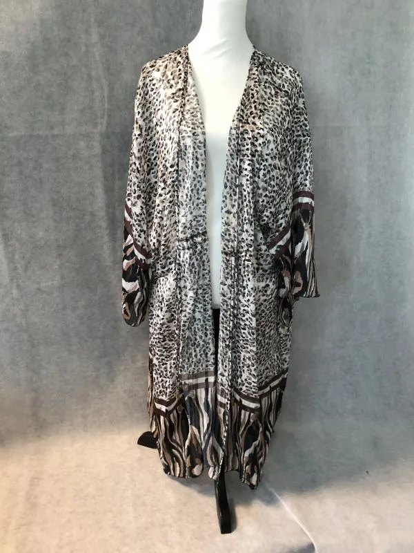 Animal print kaftan