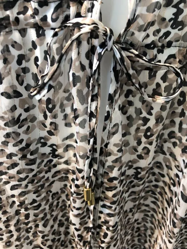 Animal print kaftan