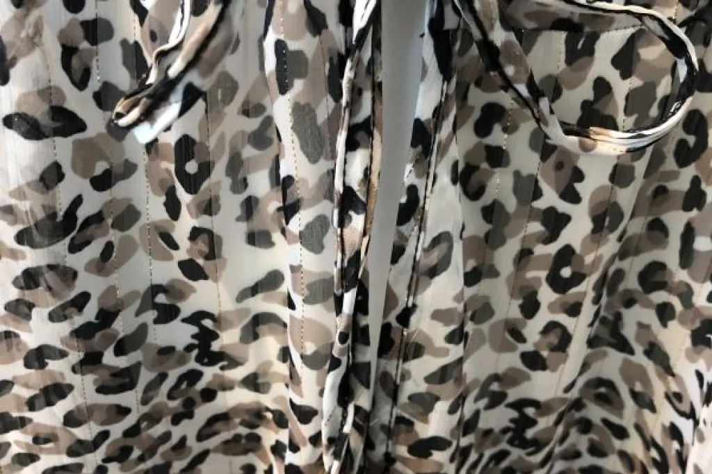 Animal print kaftan