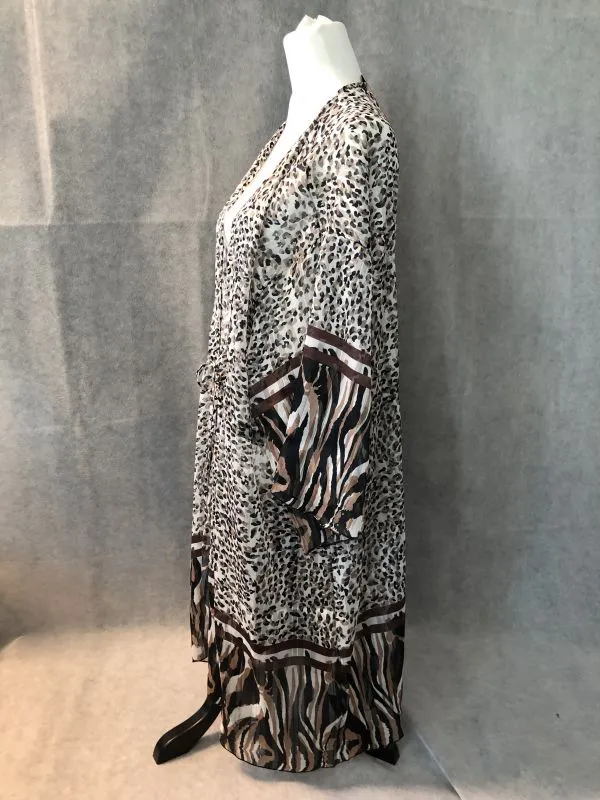 Animal print kaftan