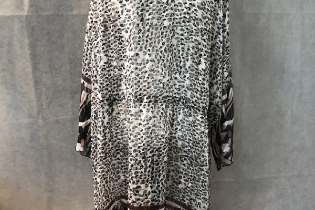 Animal print kaftan