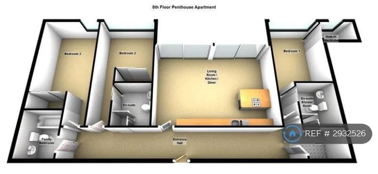 3 bedroom flat in Brayford Street, Lincoln, LN5 (3 bed) (#2932526)